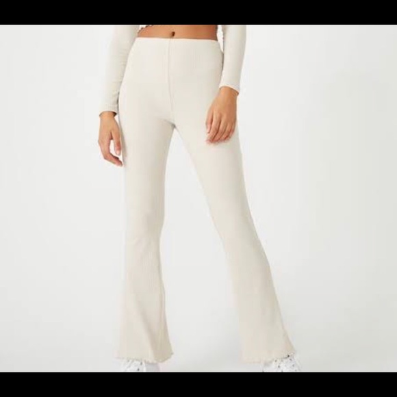 Jumpsuits | Ribbed Flares | Poshmark